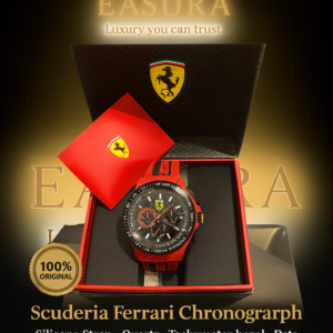 29E05374-3A39-496A-BAC9-2CEF6A690E2A Scuderia Ferrari Chronograph Watch (Red)