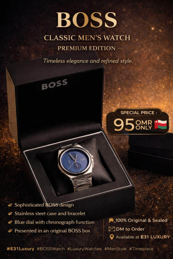⌚ BOSS Classic Men’s Watch – Premium Edition