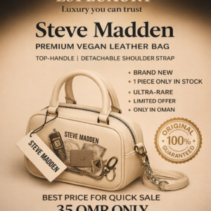ChatGPT Image Dec 22, 2025, 06_03_11 PM Steve Madden – Premium Vegan Leather Top-Handle Bag