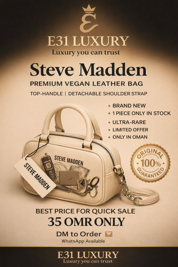 ChatGPT Image Dec 22, 2025, 06_03_11 PM Steve Madden – Premium Vegan Leather Top-Handle Bag