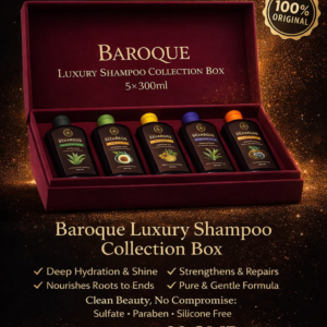 ChatGPT Image Dec 24, 2025, 01_58_25 AM Baroque Luxury Shampoo Collection Box – 5 × 300ml