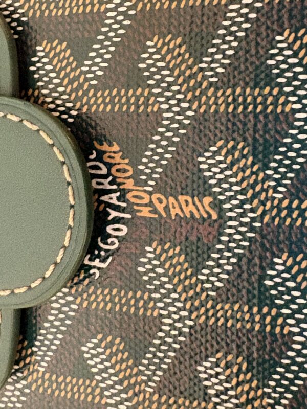 IMG_6718 Goyard Saïgon PM Structured – Green Rare Luxury Top Handle Satchel