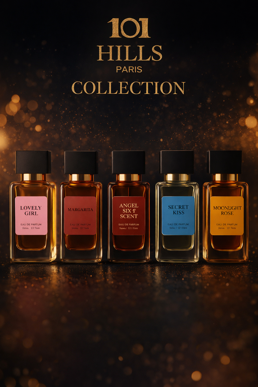 101 Hills Paris Collection – 5 Perfumes Set